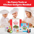 6-12+ Baketivity Rainbow Bagel Kids Baking Kit - Baking Kits for Kids with Premeasured Ingredients, Step-By-Step