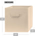 Pomatree 13x13x13 Inch Storage Cubes | 6 Pack | Large Fabric Bins with Dual Handles for Home Organization