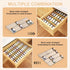Agotglmi 24 355 2 Pack 11'' 21'' Countertop Spice Jars with Spice Drawer Organizer, Spice Labels, Expandable From