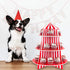 Super Z Outlet 3 Tier Cupcake Foam Stand with Circus Carnival Tent Design for Birthdays, Desserts, Decorations