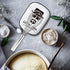 Let's Cook Ceramic Spoon Rest, Heat Resistant Large Spoon Holder for Kitchen Counter Cooking Utensil Rest