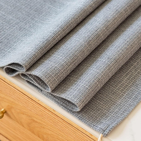 63" 19.7" Modern Coffee Table Cover with Pockets, Scratch-Resistant Coffee Table Runner for Winter & Spring, Warm Soft