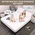 18" Mecerock Mattress Protector, Breathable and Soft Waterproof Mattress Protector, Mattress Cover, Fitted to Deep