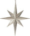 Vickerman 15.75" Rose Gold Iridescent Glitter Bethlehem Star Christmas Ornament