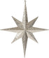 Vickerman 15.75" Rose Gold Iridescent Glitter Bethlehem Star Christmas Ornament