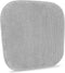 Silver Grey Kitchen Chair Cushions, Non Slip Foam Office Seat Cushions, Washable Soft Thick Pads (17" x 16")