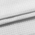 Barossa Design Waffle Weave Half Window Tier Curtains, 36 inch Length for Small Bathroom, Set of 2, White