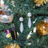 JMKTOOL 20pcs Clear Chandelier Icicle Crystals Prisms Hanging Crystal Bead Pendants Ornaments Replacements with Hooks