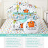 Sets 8 Set Set Mooreeke Full Size Comforter for Boys Kids, Pieces Bed in a Bag White Robot Bedding Comforter Sheet