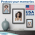 Icona Bay 4x6 Picture Frame Glass Replacement (4 x 6, 2 Pack) - Real Glass Cover for 4x6 Inches Photos