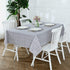 Romanstile 54 x 78 Inch Rectangle Plastic Tablecloth, 100% Waterproof Oil-Proof Heavy Duty Vinyl for Dining