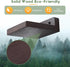 4x4 Inch (4, Small Floating Shelf, Display Ledges for Wall,Mini Shelves,Rustic Wood Shelf for Bedroom Living Room
