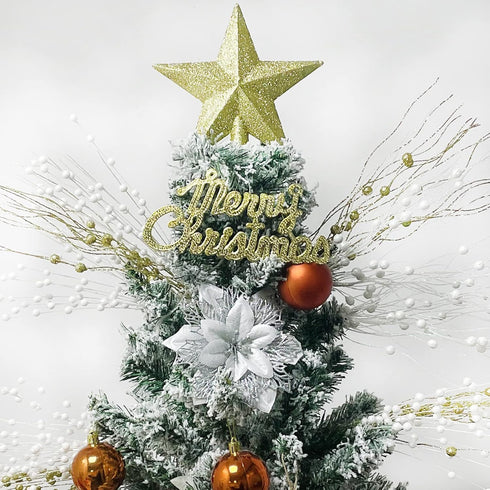 24 Losris Christmas Artificial Glitter Berry Stem Decorations Decorative Bead Sticks Xmas Picks Glittery Twigs Branches