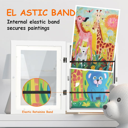 Kids Artwork Frames, Changeable Picture Frames 10 x 12.5 inch for Home Décor, Up to 150 Pieces Storage
