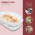 Culinary Elements Reusable Bowl Covers, 12 Count, 4 Sizes, Multi-Purpose Plastic Food Storage