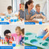GAQWOK 4PCS Silicone Laundry Detergent Cup Holder - Liquid Laundry Detergent Dispenser Cups Reusable, Flexible Washable