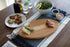 PICNIC TIME NFL Touchdown! Bamboo Cheese Board, Novelty Charcuterie Serving Platter, Wood Cutting Board