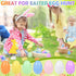 Seifar 360PCS 2.4Inch Set, 7 Easter Eggs Bright Colors Plastic Fillable Eggs for Easter Egg Hunt, Basket Stuffers
