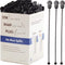 Cafe Grade, BPA Free 7 In. Coffee Stoppers 200 Pack. Recyclable Black