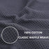 Homaxy 100% Cotton Waffle Weave Kitchen Dish Towels, Ultra Soft Absorbent Quick Drying Cleaning Towel (13 x 28 Inches,