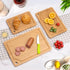 WILLKOMMEN Set 3, Set, Set Bamboo Cutting Board of Cutting Boards For Kitchen with Juice Groove, Bamboo Chopping Board