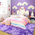 Super Fluffy Rug for Bedroom, 4x6 Shag Fuzzy Area Rug for Living Room, Non Slip Throw Rugs for Kids