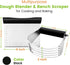 Spring Chef Dough Blender & Pastry Cutter Tool, Stainless Steel Pastry Blender & Bench Scraper for Baking