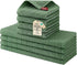 Homaxy Kitchen Towels and Dishcloths Set, 12 x 12 and 13 x