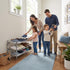 2-Tier Closet Closet, Long Shoe Rack for & Bedroom, Easy To Assemble Wide Sturdy Metal Shoe Storage Shelf, Free