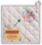 Maison d' Hermine Pot Holders, 100% Cotton Heat Resistant Potholders, 8" x 8", Champ De Mars