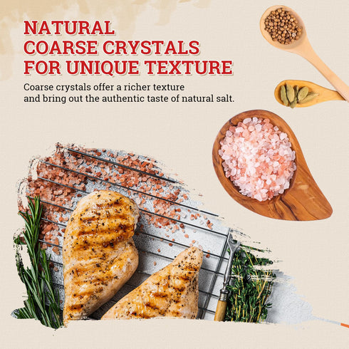 52USA Set, 13.4 Oz (380g) Himalayan Pink Salt Grinder Himalayan Pink Salt, Coarse Salt, Pink Himalayan Sea Salt