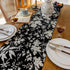 13 82 Inch Floral Jacquard Dining Table Runner with Fringe Elegant Natural End Table Runner for Graden Kitchen