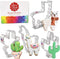 Ann Clark Cookie Cutters Llama and Cactus, 4-Pc Set Made in USA