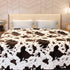 Cozy 50"x60" Cow Print Blanket Soft Cute Throw for Couch Bed Sofa, Fleece Western Farmhouse Cows Room Decor, Gifts