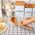 2 Pieces Gold Trim Ceramic Spoon Rest, 4 Inches Spoon Holder for Kitchen Utensils, White