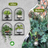 2 Pack PEKGRIL Wall Plant Holders, Metal Window Planters Shelves, Indoor Plants Stands, Wall Decor Planter Hanging