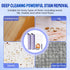 9 Pack Replacement Roller Brush and Foam Filters Kit for Shark WD101, AW302, WD201 Hydrovac XL 3-in-1 Vacuum Cleaner