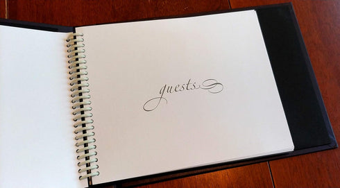 Guest Book, Swirl Dots In Loving Memory, 7.5 x 5.75-Inches