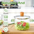 1.5L Glass Cooking Pot, 51oz/6cups Simmer Pot for Stove Top, Oven/Gas Safe (Green Handle)