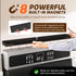 30 Inch, Stove Top Shelf Magnetic Over the Stove Top Shelf, Silicone Oven Spice Rack Organizer Storage Organization