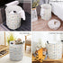 LiDU 17-inch Laundry Hamper Foldable Laundry Basket, Seaside Fishing Waterproof Clothes Hamper for Bathroom Bedroom