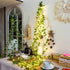 33ft 100 KASZOO LED Vine with Fairy Lights with Remote, Fake Vines String Lights Battery/USB Operated, Ivy Garland