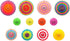 Mandala Crafts Fiesta Party Decoration, Hanging Paper Fan Set for Mexican Themed Party, Pack of 12