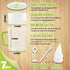 HOCTRAKA 200 1.5-Quart Multiple Usage Food Strainer Greek Yogurt Strainer Maker with Micron Nylon Cheesecloth Bag Food