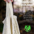 5 Pack Cotton String Shopping Bags, Reusable Washable Grocery Mesh Bags with Long Handle for Produce Storage