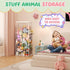 Dmticoasis Large Metal Stuffed Animal Storage Zoo, Metal Stuffed Animal Holder Organizer with Elastic Cord