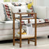 3-Tier YUFAM Side Table End Table Tall Night Stand for Living Room Bedroom Bathroom Office Furniture Brown