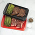 Cuisinart CPK-200 Grilling Prep and Serve Trays, Large Black and Red 17 x 10.5