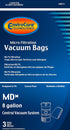 EnviroCare Replacement Micro Filtration Vacuum Cleaner Dust Bags, 3 Pack for 8 Gallon Central Vacuums