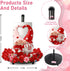 Valentines Day Paper Towel Holder with Red Gnomes Couple Decorations for Home, Indoor, Office - Valentine Gifts